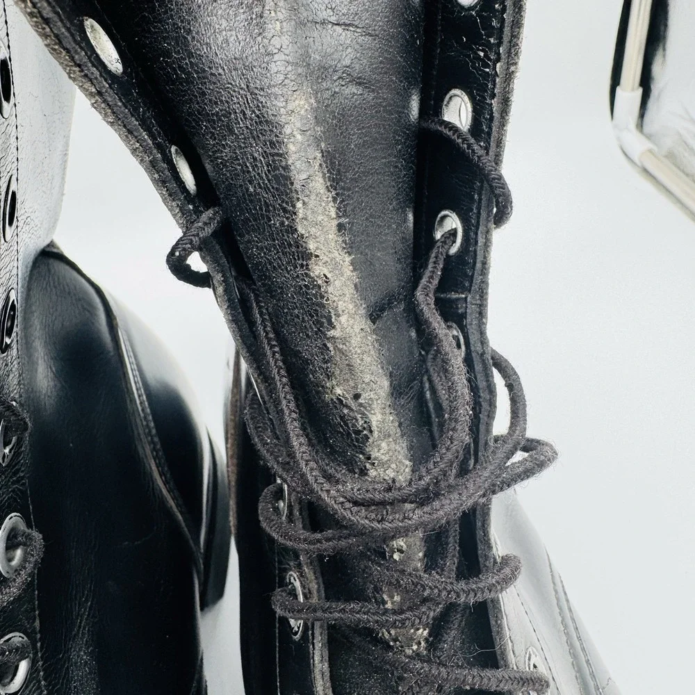 VTG Brown Shoe Co Vietnam Era Combat Jump Boots Sz 11R BF Goodrich OCT 1966 USA